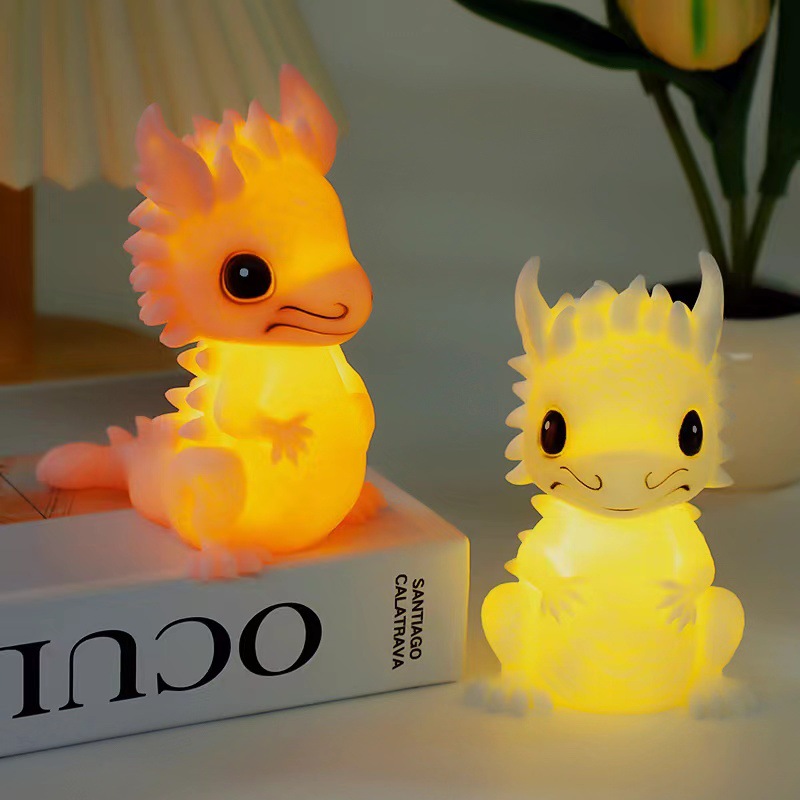 Dongguan Wholesale LED Night Light for Bedroom - Cute Dragon Room Desk Lamp, Bedside Lamp Ornament, Creative Gift for Kids' Room