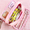 Capacious cartoon fresh universal high quality pencil case for elementary school students