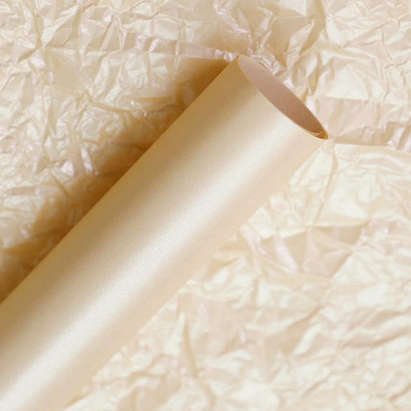 Flor Sombra de cera de luz impermeable de papel de pera Flor de Papel de embalaje de papel de base de forro de ramo de flores material de la tienda de flores suministros