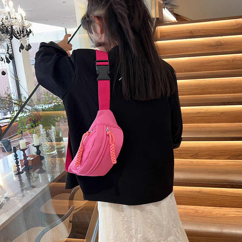 Andralyn Solid Color Minimalist Korean Casual Chest Bag for Spring and Summer New Trendy Instagram Single Shoulder Crossbody Outdoor Bag_voghion.com