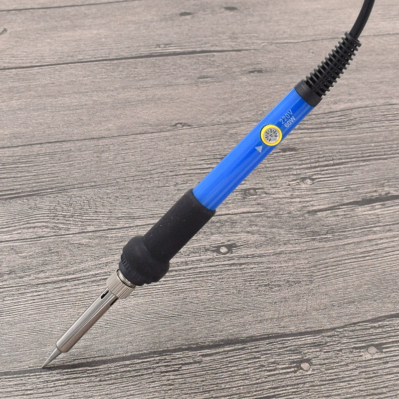 Паяльник электрический с регулируемой температурой, стандарт США 110В, нейтральный, регулируемый, экспортный продукт, европейский стандарт, внутренний нагрев, 60Вт