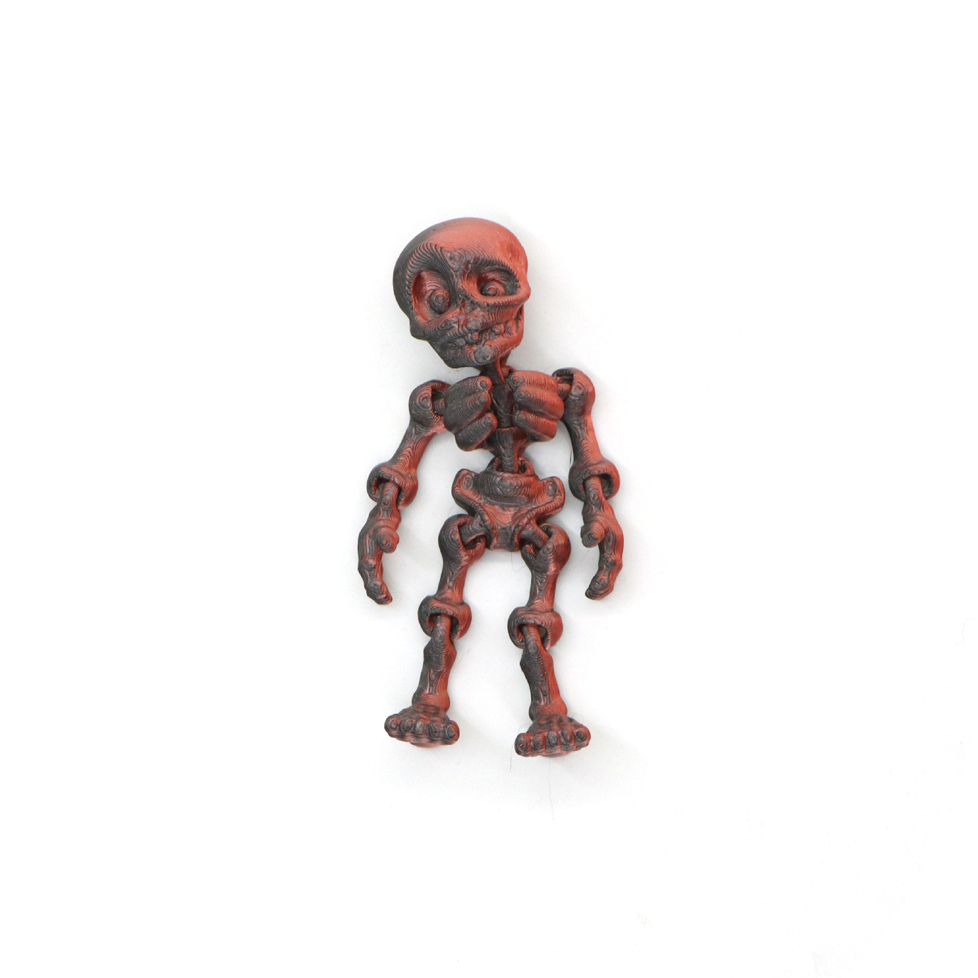 Explosivos transfronterizos, impresión en 3D, esqueleto de calavera, articulaciones de humanos, juguetes de Halloween para niños, pegatinas creativas para refrigeradores