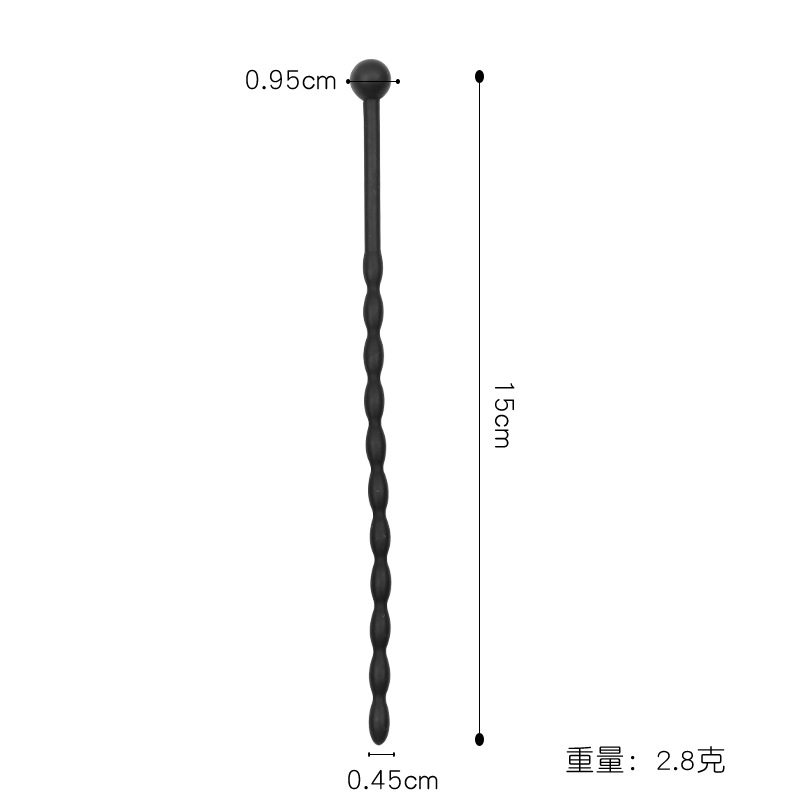 Horse Eye Stick Silicone Urethral Dilator Set, Hollow Male Catheter Training Sticks — detail image 1