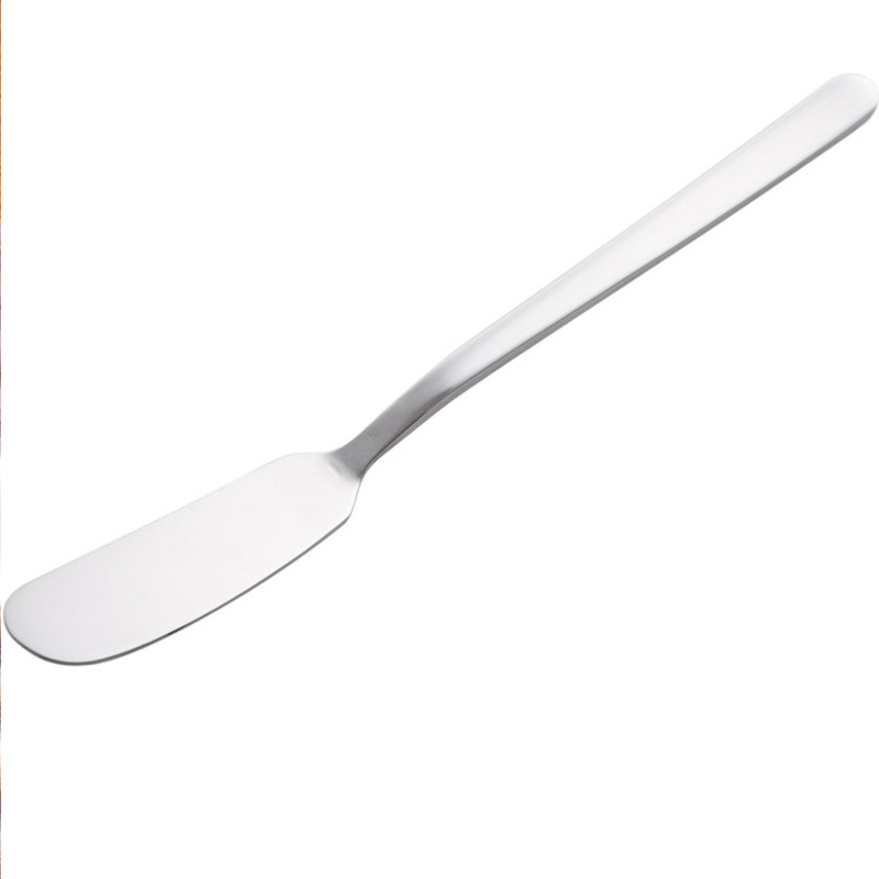 Cuchillo para mantequilla de acero inoxidable 304, cuchillo para queso, cuchillo para mantequilla, espátula para untar crema y pan, cuchillo para mermelada, directamente de fábrica.