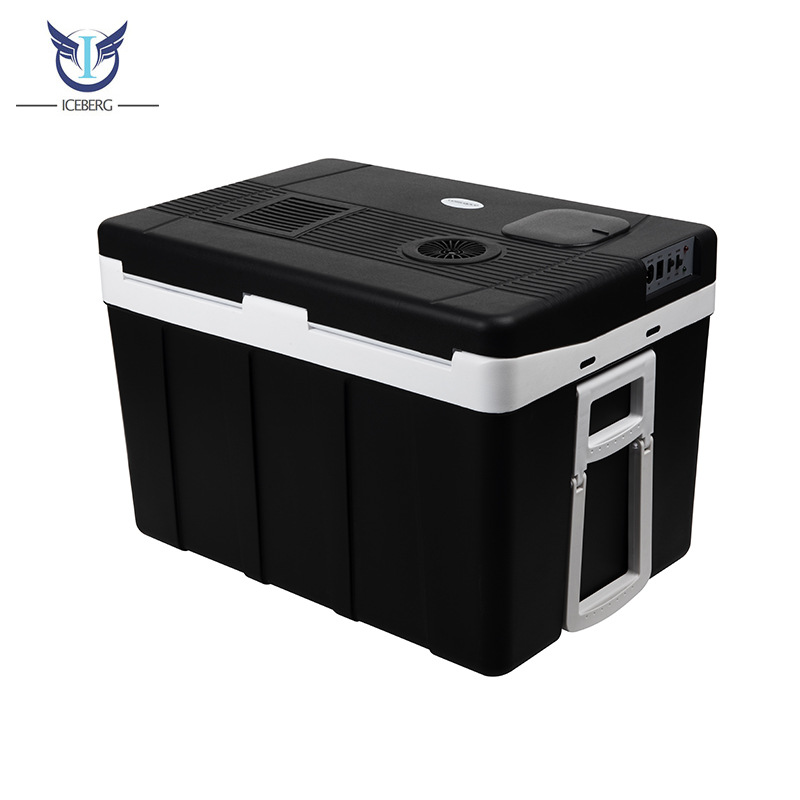 Nuevo 50l mini refrigerador hogar coche de doble uso de gran capacidad al aire libre camping portátil coche refrigerador refrigerado aislamiento