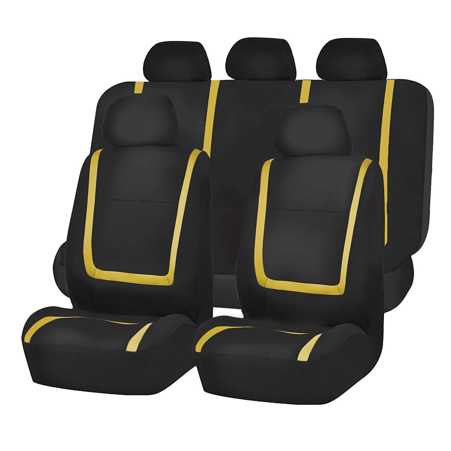 General Motors Five-Seater Polyester Fiber Patchwork Car Seat Covers for Export to Russia, Mexico, and the United States