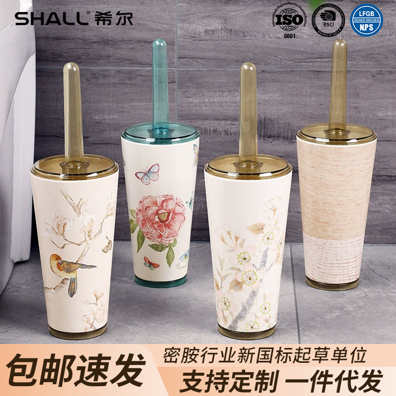 Carefully Selected European-Style Toilet Brush with No Dead Ends, Soft-Bristled Household Creative Brush Wholesale Toilet Brush Toilet Brush Factory Wholesale