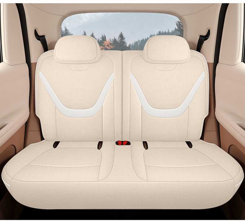 26 Models of Fifth-Generation Wuling Miniev Four-Door Version Special Car Seat Cushions, Linen 205/301 Range Seat Cushion Covers