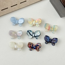 韩系俏皮可爱蝴蝶发夹少女甜美百搭刘海鸭嘴夹镶钻精致侧边夹子女