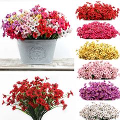 バイオレット春草花シミュレーション植物偽花クロスボーダープラスチックシミュレーション花屋外家庭装飾装飾品卸売り