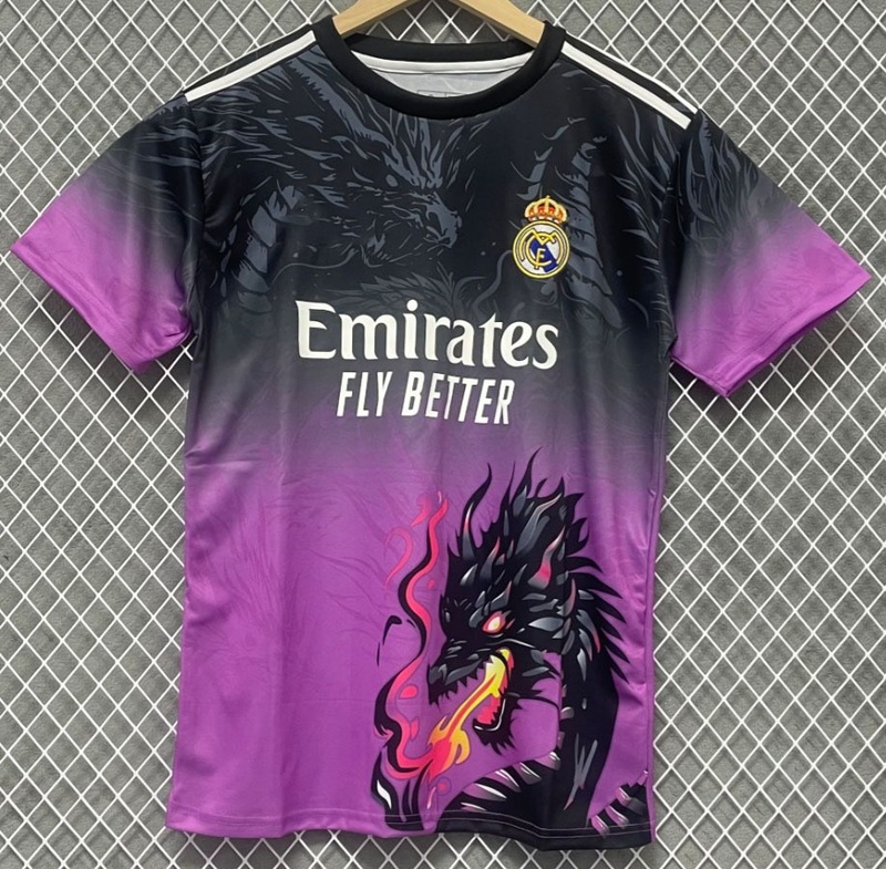 新款足球服2526皇马巴西特别版短袖跨境t恤 Real Madrid足球衣|undefined