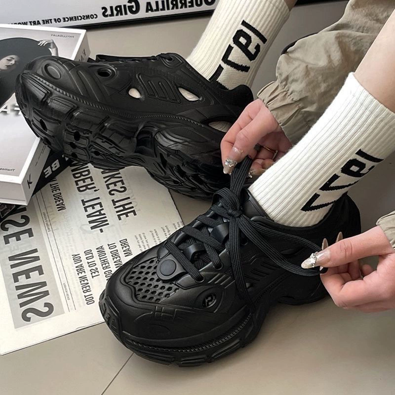 Обувь папы женская пещерная обувь повседневная обувь кроссовки кроссовки кроссовки ретроспективные туфли пляжные туфли EVA кроссовки носить сандалии на улице