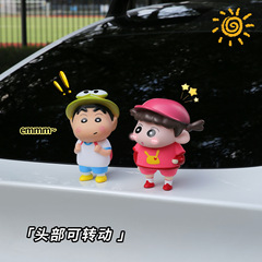 かわいい漫画風太った虎の車のテールパーツ飾り人形、カップル向け車のルーフ飾り、トランク人形、車載飾り