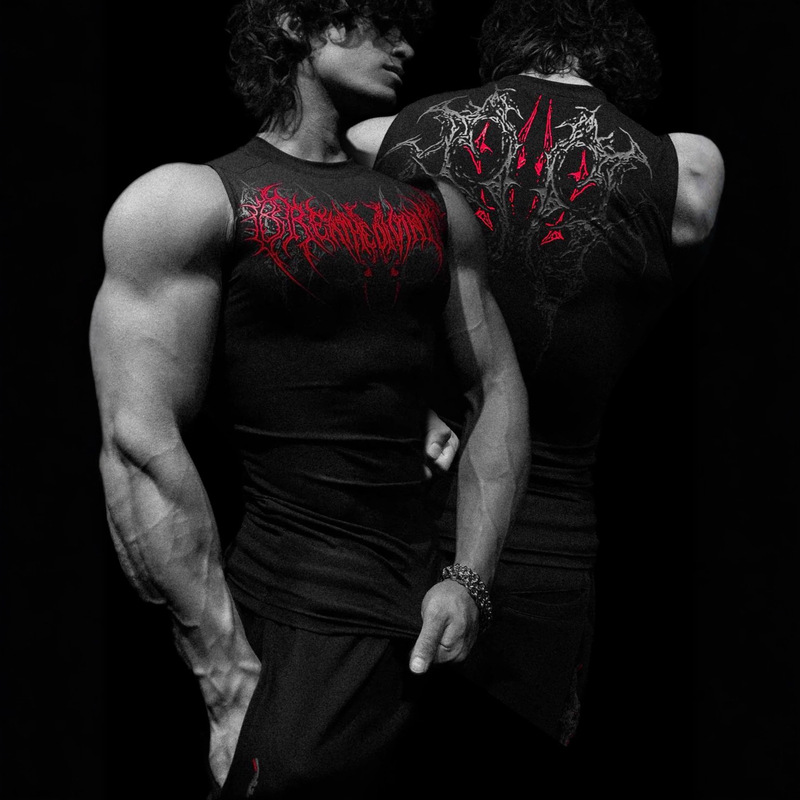 Breathedivinity Cross-Border Tk Hot-Selling Men's Fitness Vest Sports Training Cycling Elastic Sleeveless T-Shirt