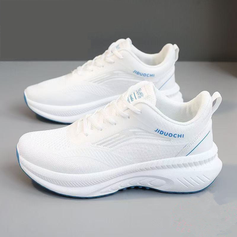 Women's Shoes, White Shoes, Women's Casual Shoes, Spring and Autumn Mesh Breathable Running Shoes, Comfortable and Versatile Women's Sports Shoes