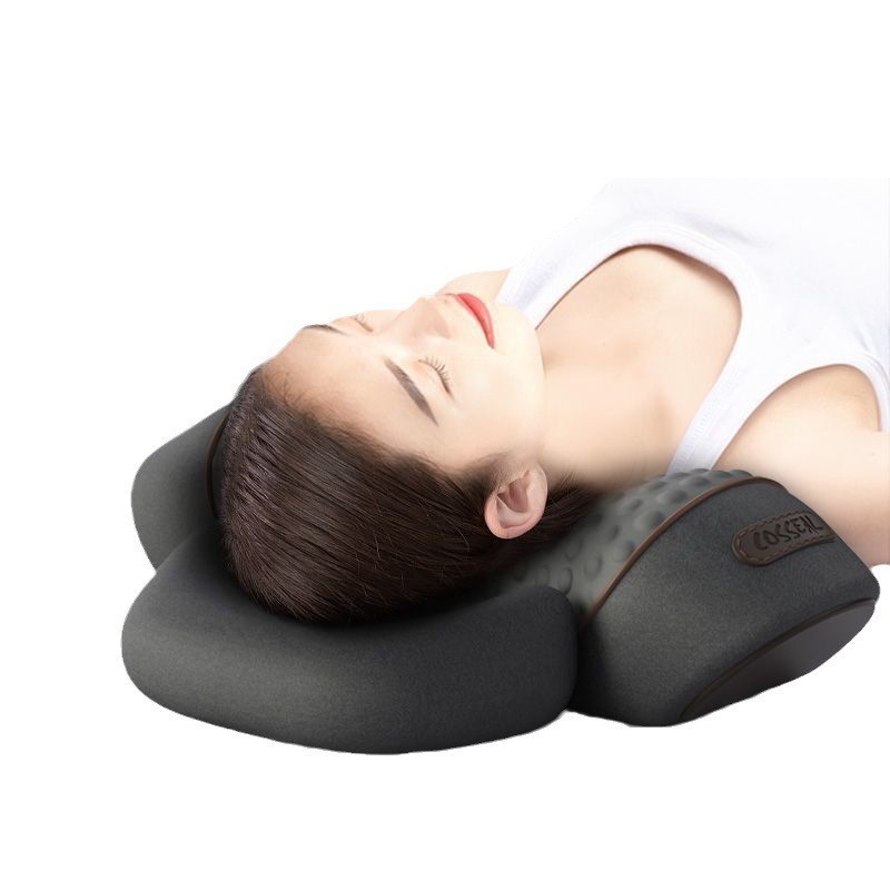 頸椎枕、睡眠用脊椎保護枕、特殊な脊椎マッサージ、非牽引加熱湿布、修復用丸型睡眠補助枕、首保護枕|undefined