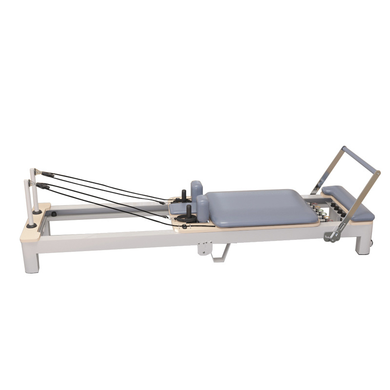 Pilates cama central de órbita completa aleación de aluminio medio elevado pequeña cama blanca cama central plegable aleación de aluminio Manlychew