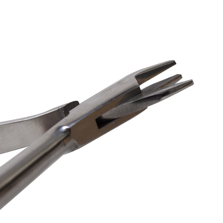 Alicates dentales transfronterizos de tres puntas, alicates de tres alas, alicates de tres mordazas, alicates de ortodoncia de acero inoxidable, alicates para técnicos dentales, herramientas de alicates para anillos de retención