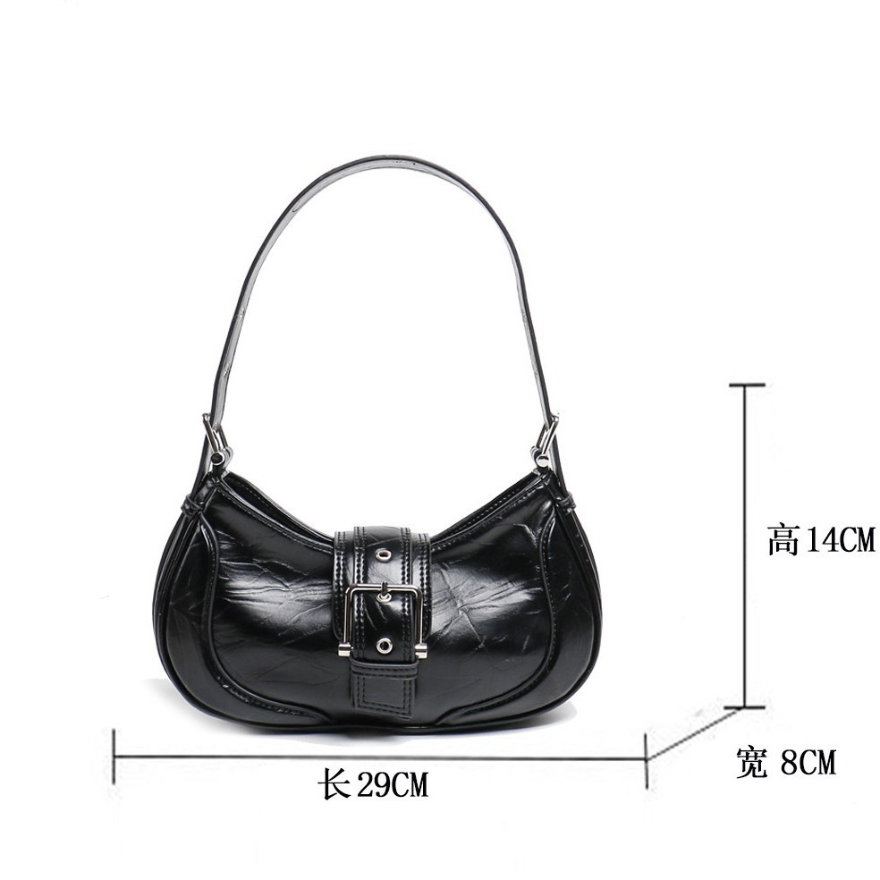 Taobao 2023 Nueva Bolsa nicho textura baguette bolsa retro bolsa de las axilas todo-fósforo ins bolsa de hombro