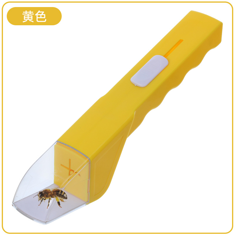 노란색 곤충 포수