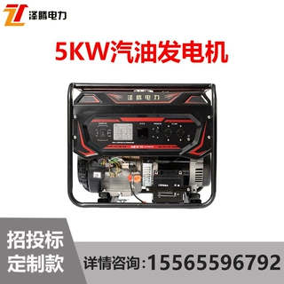 5KW6KW8KW10KW汽油发电机手电启动纯铜电机应急可定制正规报告