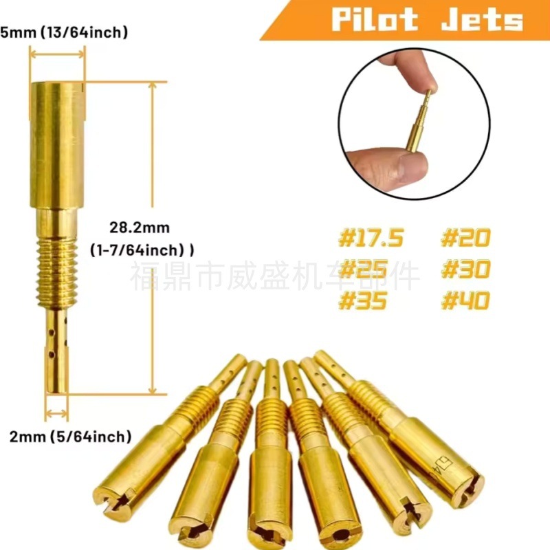 42Pcs suitable for Mikuni main and auxiliary fuel injectors N100.604 VM28/486 VM4/042 VM22/210