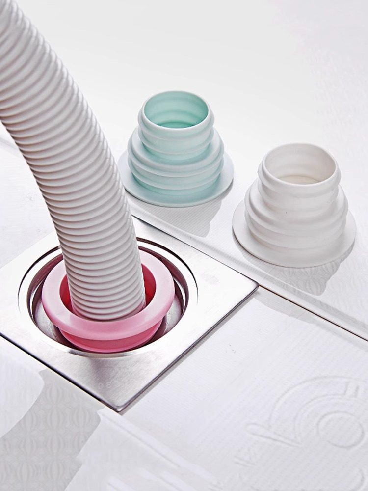 下水道密封圈洗衣机排水管地漏下水管防臭防虫密封塞厨房管道接头