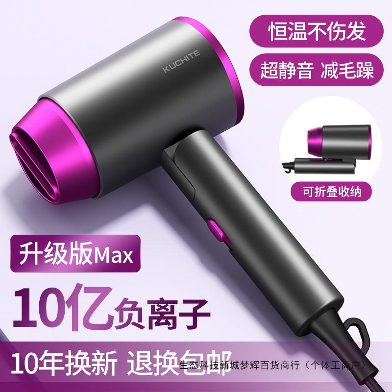 German Hair Dryer Household Negative Ion Hair Care Foldableing Portable Hair Dryer Blue Light Constant Temperature Does Not Hurt Hair Silent Hair Dryer