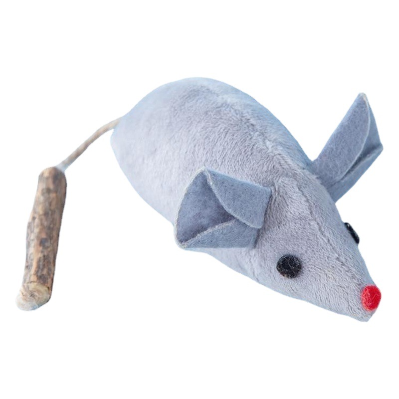 Gato de juguete de simulación de ratón catnip polygonum multiflorum divertido gato palo self-hi aliviar tapada gato catnip suministros para mascotas