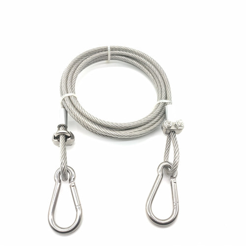 Portable 304 Stainless Steel Outdoor Clothesline and Blanket Hanging Rope, Plastic Coated Wire, Balcony Clothesline and Curtain Rope