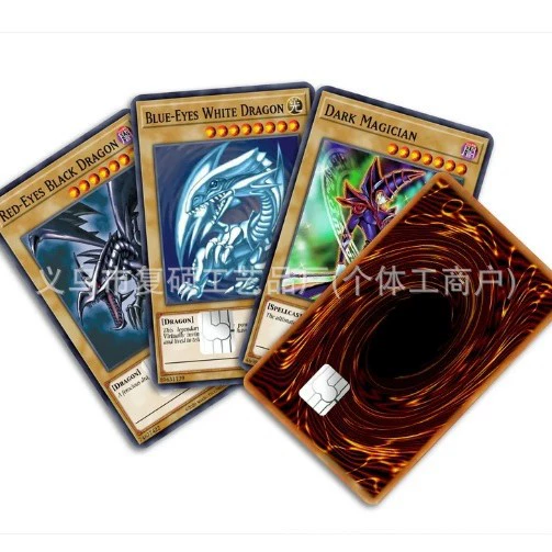 Новый трансграничный продукт, кожа кредитной карты Yu-Gi-Oh, карманный монстр, наклейка на кредитную карту