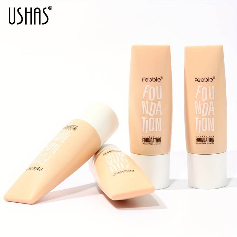 USHAS comercio exterior base líquida transfronteriza corrector hidratante control de aceite de larga duración sin maquillaje piel grasa color natural Amazon