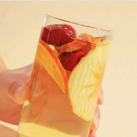 Apple Hawthorn Hot Orange Tea 100g Cold Brew Herbal Tea Bags 10 Pack Sugar Free quality and texture