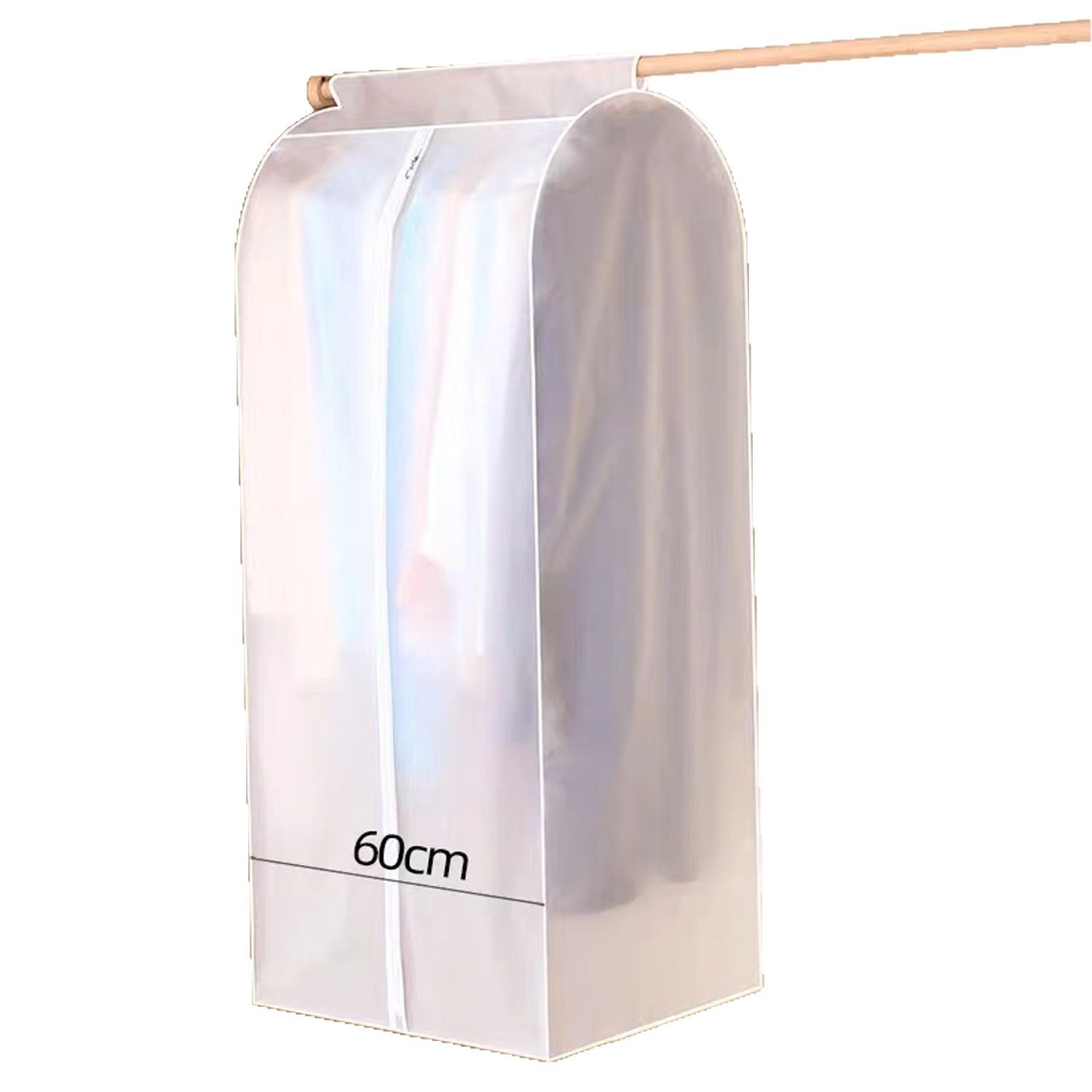 Tridimensional ropa cubierta de polvo ropa colgando bolsa transparente ropa bolsa de polvo ropa cubierta colgando abrigo cubierta de polvo hogar