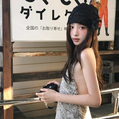 韩系黑色镂空蝴蝶结冷帽女款夏季薄款包头帽子辣妹显脸小堆堆帽潮