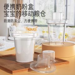 婴儿奶粉盒便携式外出辅食米粉盒儿宝宝奶粉分装盒个装厂家