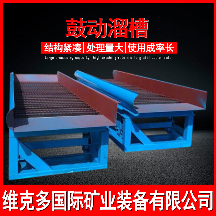 维克多供应FGS-1200鼓动溜槽 河疲乏砂金选金溜槽 蠕动溜槽价格