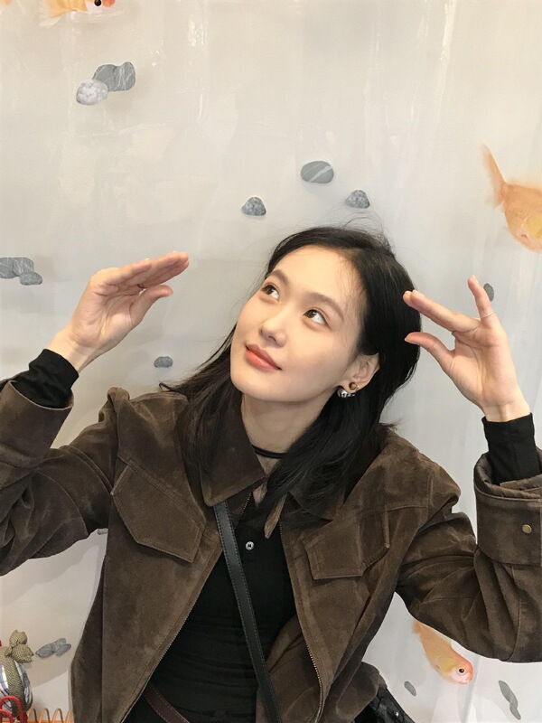 独特超好看麂皮绒外套女秋季小个子美式休闲超火咖色短款翻领夹克|undefined
