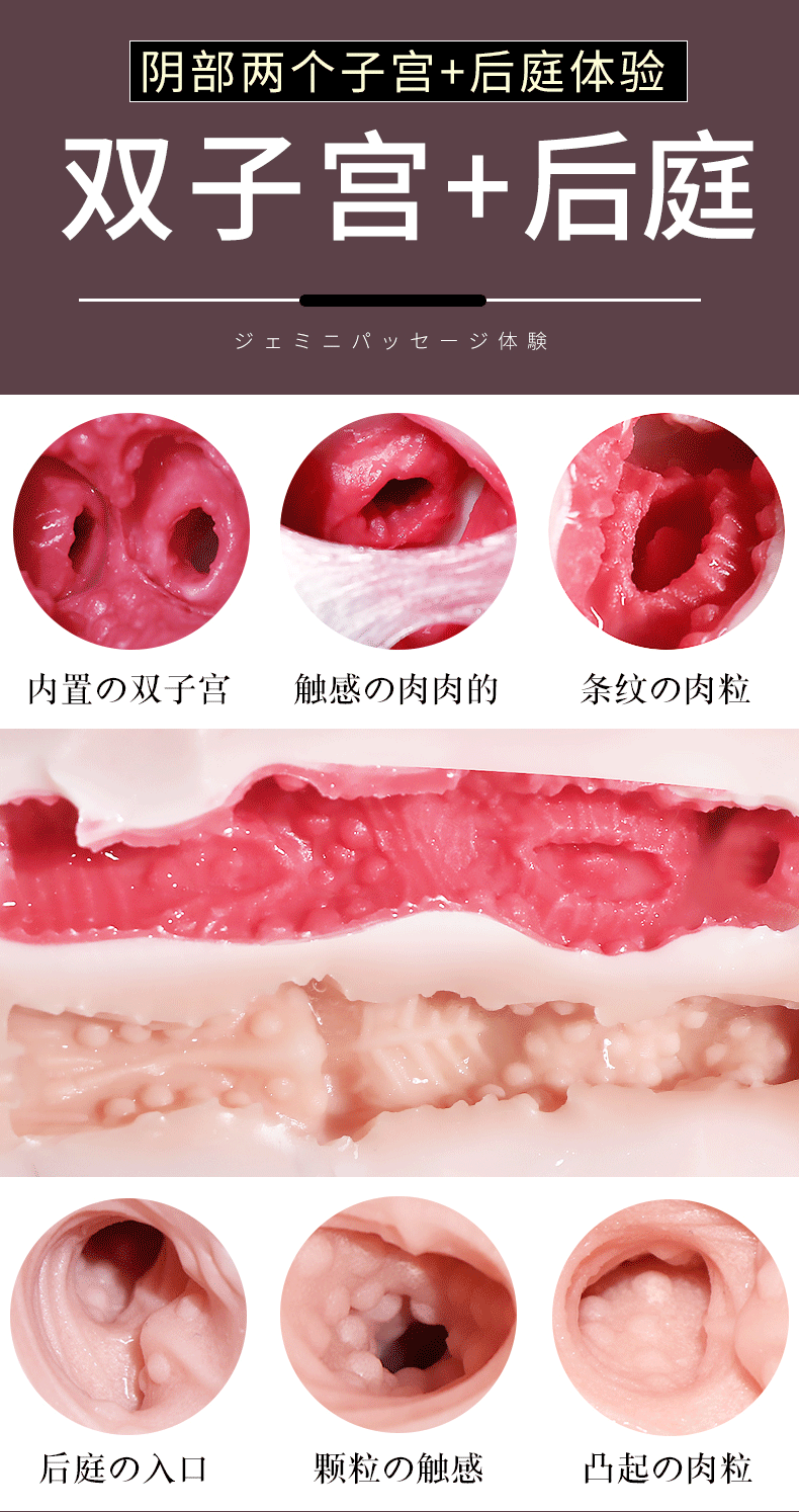 Jiuai Corgi Butt 2nd Gen Male Masturbator TPE Half-Body Hip Mold — detail image 9