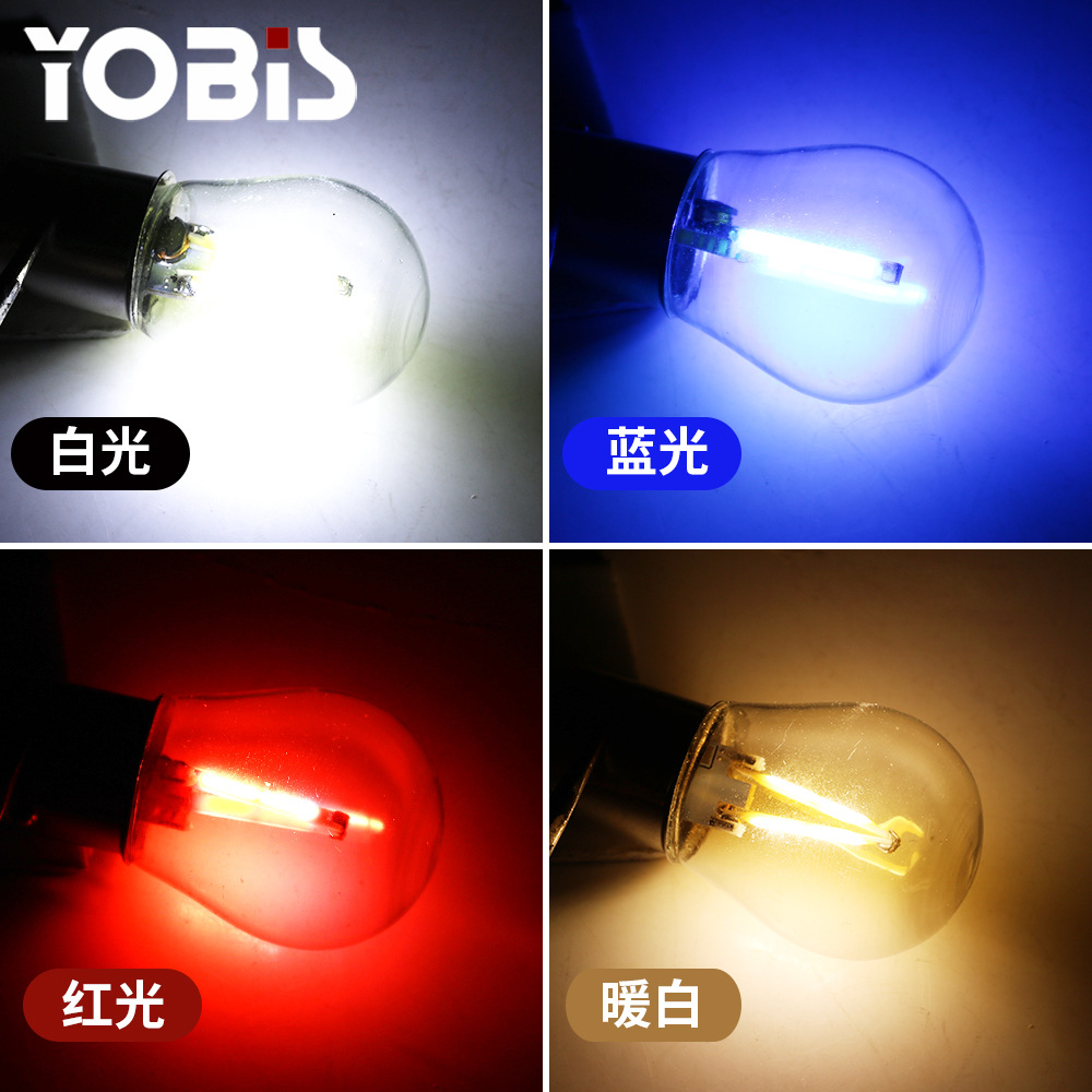 Luz modificada Youbisi LED filamento luz de freno BAY15D 1157 LED luz del coche señal de giro Luz de marcha atrás