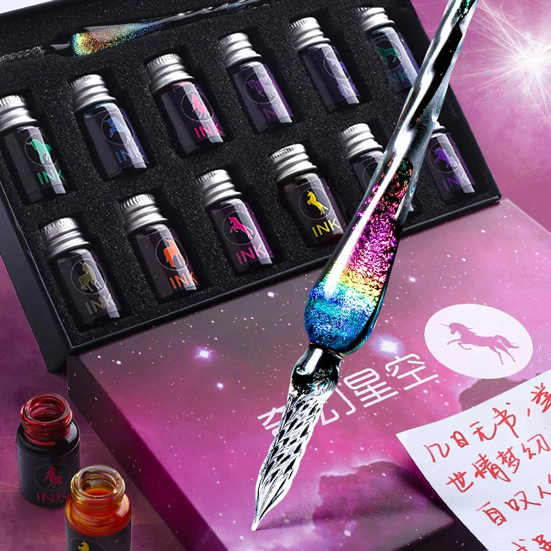 Подарок на день рождения в честь Дня защиты детей, игрушки для девочек от 3 до 6 лет и старше, развивающая фантазийная радужная стеклянная ручка.