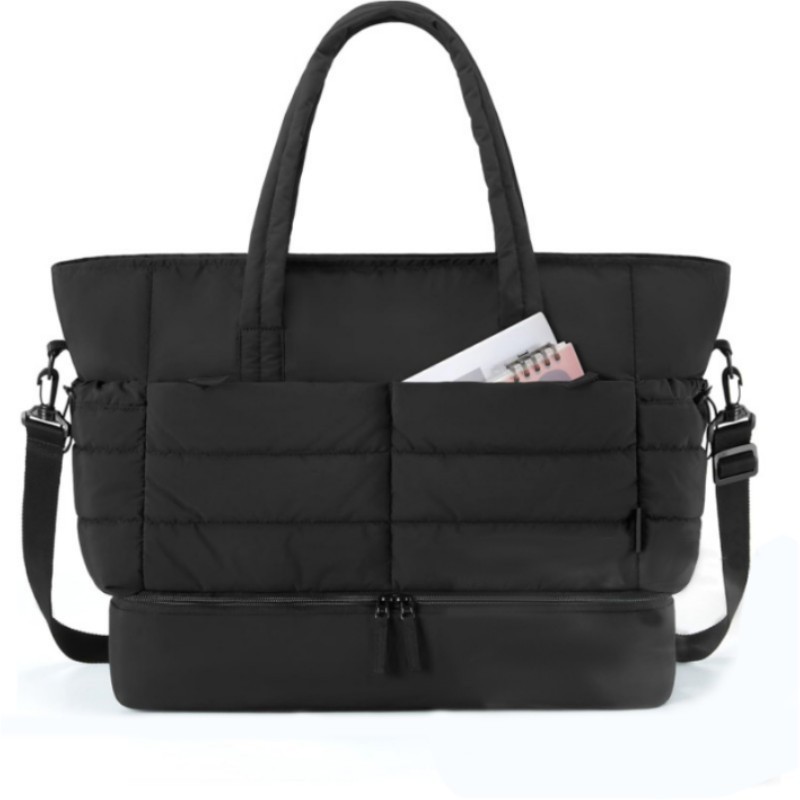 Bolsa de viaje portátil plegable de gran capacidad spot transfronterizo, bolsa de ejercicios multifuncional para viajes al aire libre