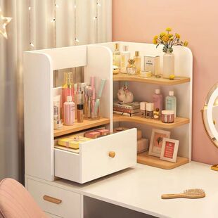 Corner Cabinet Desk Bookshelf Desktop Storage Desk Storage Rack Bookcase Office Desk Organization Storage Cabinet