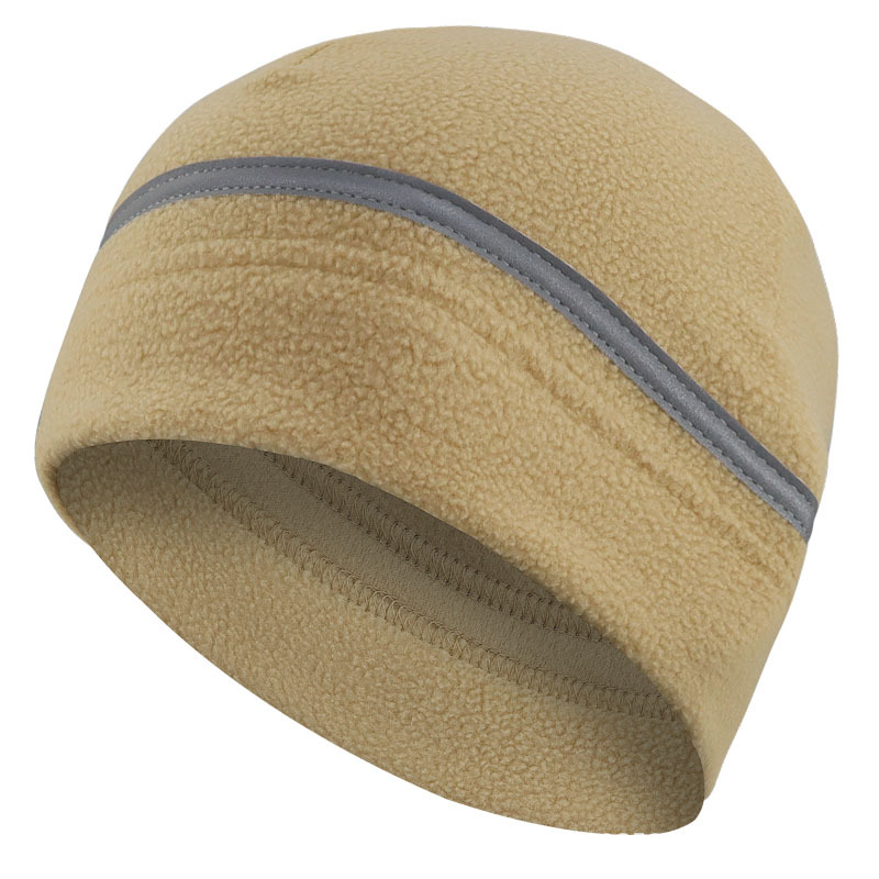 Sombrero de orejas reflectante para correr por la noche, sombrero de lana reflectante, sombrero de invierno al aire libre, sombrero de motocicleta, sombrero de esquí, sombrero de calor a prueba de viento