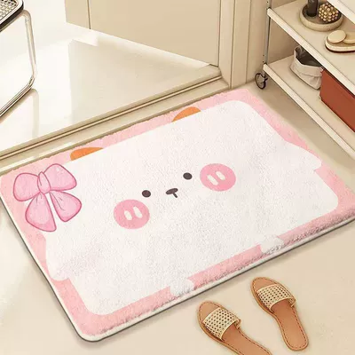 imitation cashmere mat cartoon, Avtomobil döşəmə paspasları - xiaobai-full-screen-4060cm-imitation-cashmere