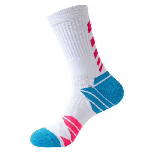 Professional basketball socks summer breathable towel bottom thickened actual mid-length sports training elite socks men's high top