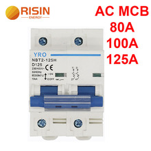2P MCB 100A 125A 6KA AC 230/400V 50Hz΢�ͼ��ÿ�������