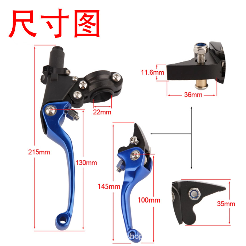 Off-Road Motorcycle Modification Accessories Second Generation Asv F3 Anti-Fall Foldableing Brake Lever Clutch Brake Handle Handle Crf