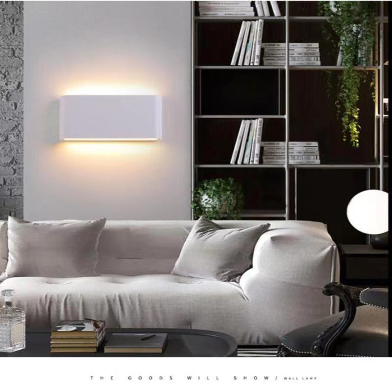 Moderno minimalista al aire libre impermeable LED lámpara de pared Hotel creativo decorativo lámpara escalera pasillo sala de estar dormitorio lámpara de noche