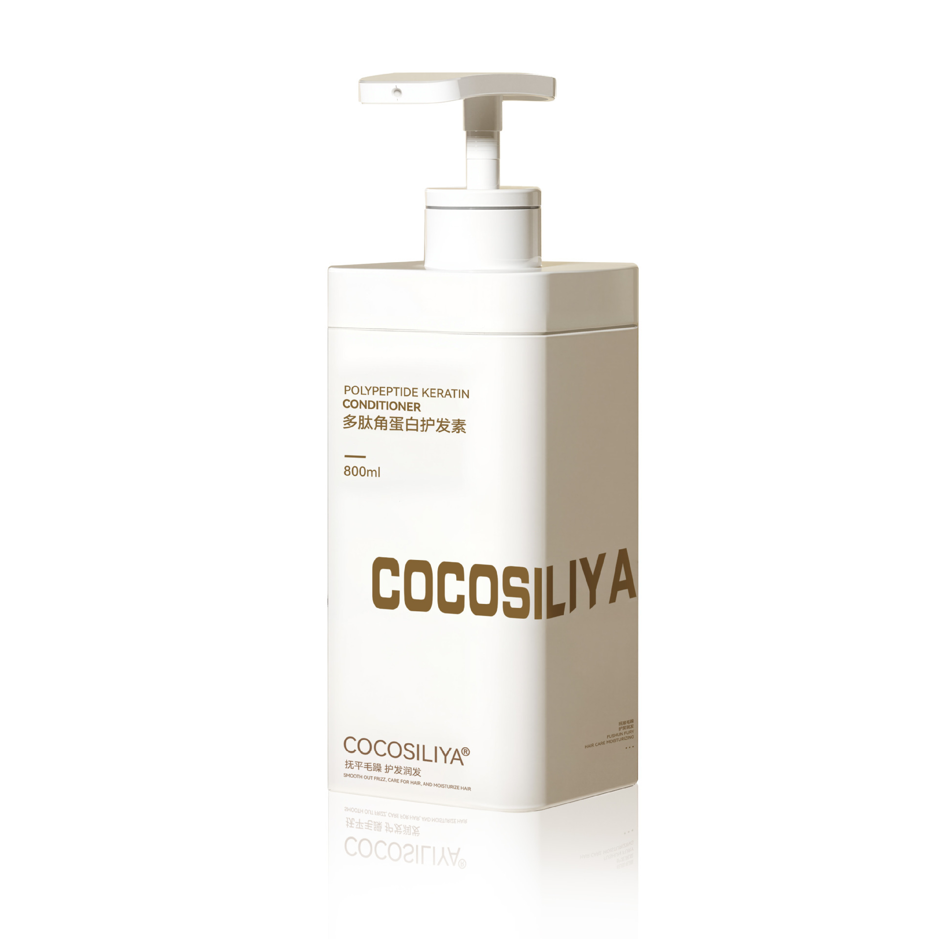 Champa de polipeptídeo queratina anti-caspa control de aceite fluido suave acondicionador de cabello perfumado gel de baño para el cabello
